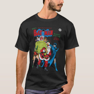 DC Comics Seasons Greetings From Batman And Robin  T-Shirt