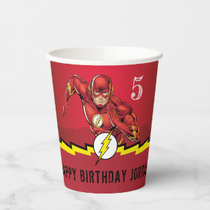 DC Comics The Flash Birthday Paper Cups