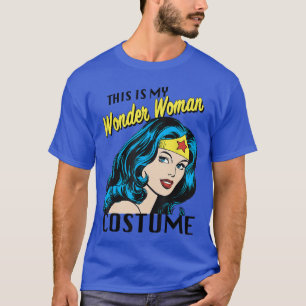 DC Comics This Is My Wonder Woman Costume Text T-Shirt