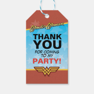 DC Comics   Wonder Woman Birthday Gift Tags