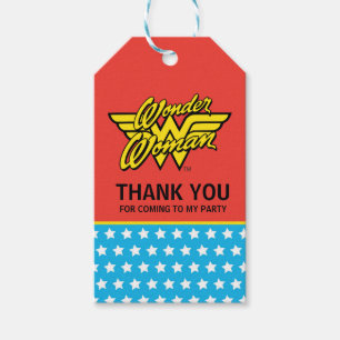 DC Comics   Wonder Woman Logo   Happy Birthday Gift Tags