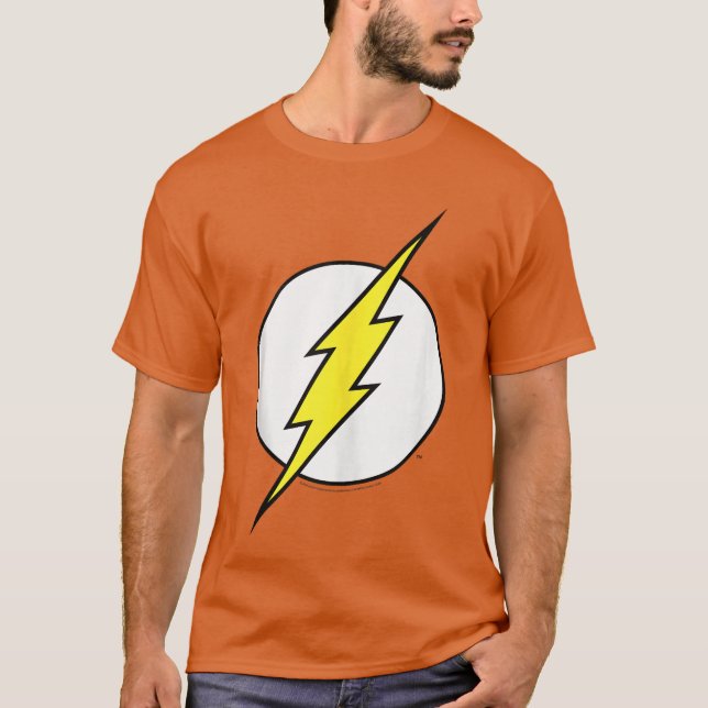 DC Comicshe Flash Large Classic Chest Logoankop gi T-Shirt (Front)