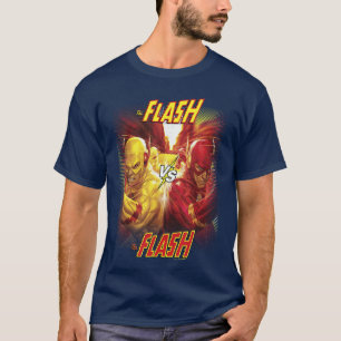 DC Comicshe Flash vs Reverse Flash Comic Hero Post T-Shirt