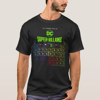 DC Comicshe Periodicable of Super Villains family T-Shirt