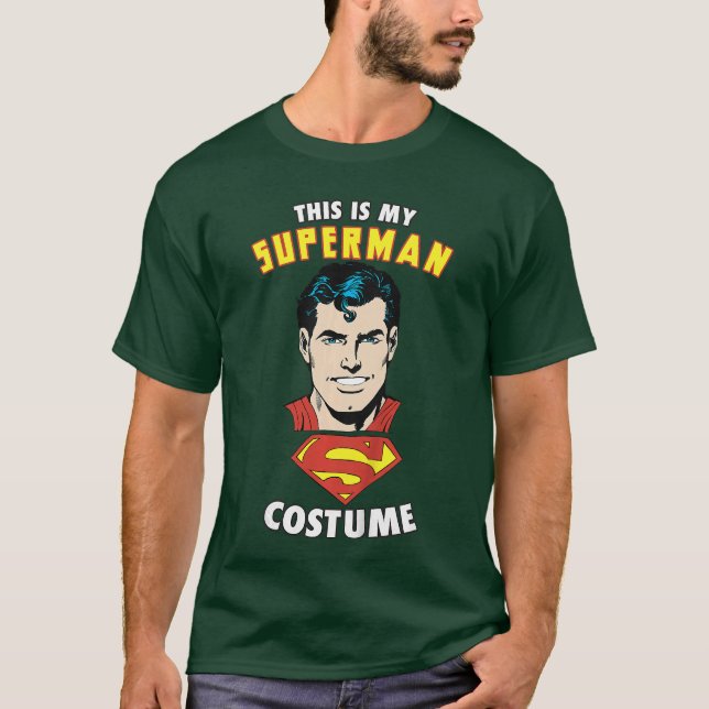 DC Comicshis Is My Superman Costumeet family T-Shirt (Front)
