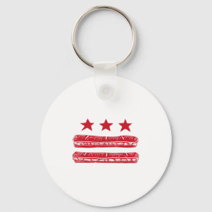 Dc Flag Sub Sandwich Key Ring