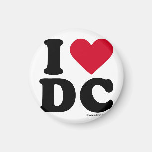 DC - I LOVE DC MAGNET