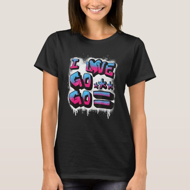 Dc I Love Go-Go Music For Kids And Adults 1 T-Shirt (Front)