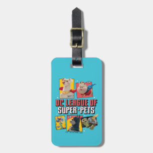 DC League of Super-Pets Character Panels Luggage Tag