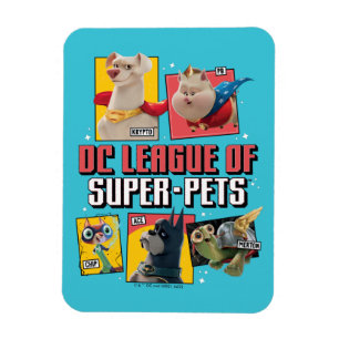 DC League of Super-Pets Character Panels Magnet