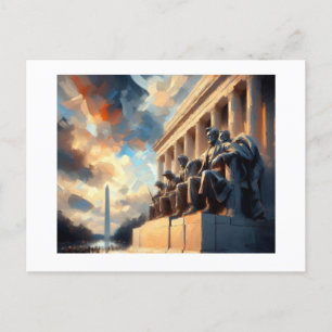 DC Lincoln Memorial,  Postcard