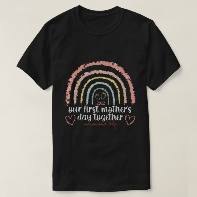 DC Personalised First Mother’s Day T-Shirt (Design Front)
