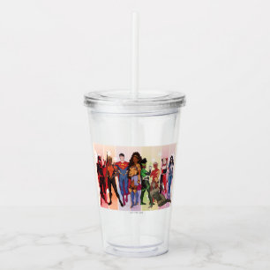 DC Pride Comic Cover 2022 Variant Acrylic Tumbler