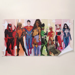 DC Pride Comic Cover 2022 Variant Beach Towel