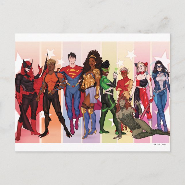 DC Pride Comic Cover 2022 Variant Postcard (Front)