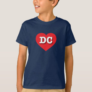 DC Red Heart - I love DC T-Shirt