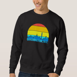 Dc Souvenir 70s 80s Retro Visit Washington Dc Skyl Sweatshirt