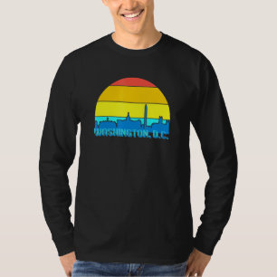 Dc Souvenir 70s 80s Retro Visit Washington Dc Skyl T-Shirt