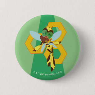 DC Super Hero Girls Bumble Bee 6 Cm Round Badge