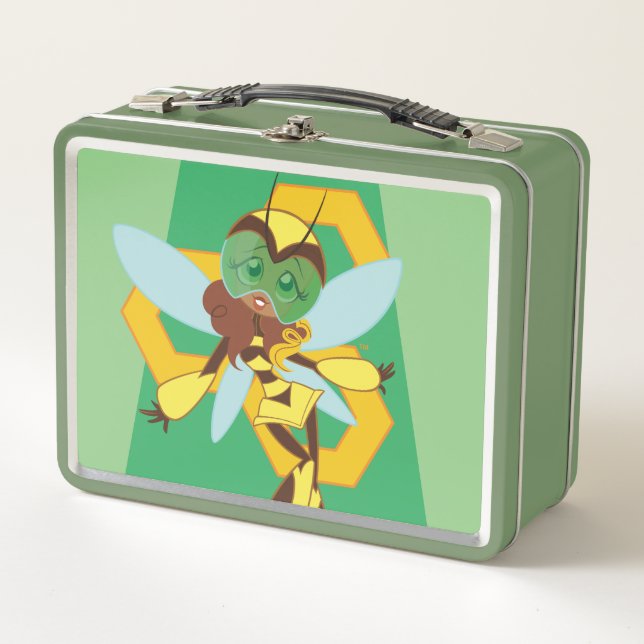 DC Super Hero Girls Bumble Bee Metal Lunch Box (Front)