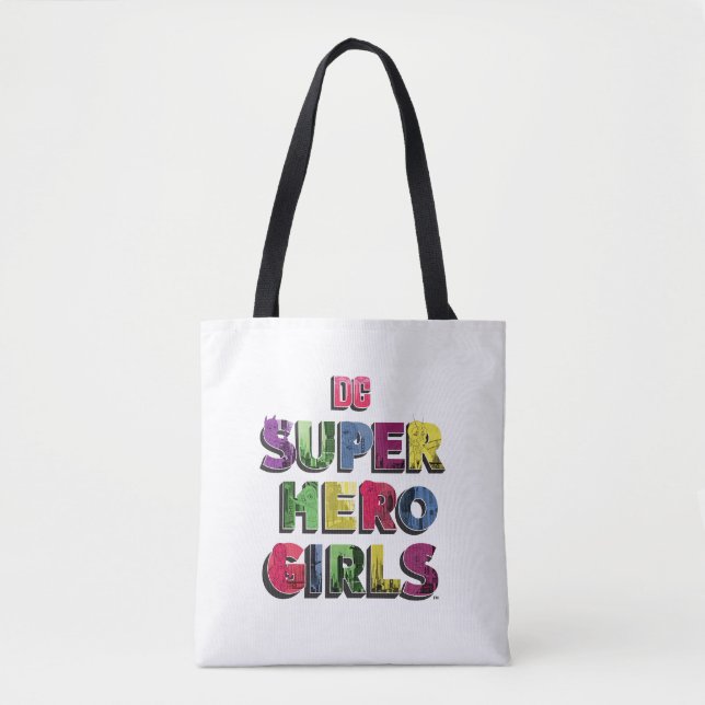 DC Super Hero Girls City Lettering Tote Bag (Front)