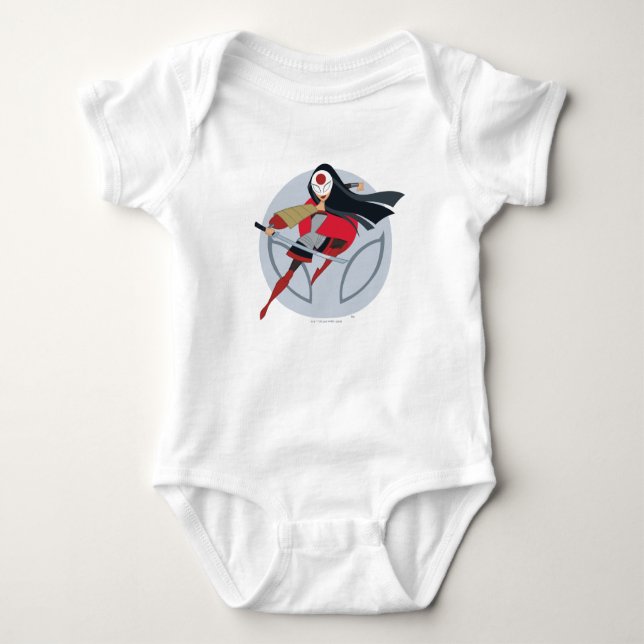 DC Super Hero Girls Katana Baby Bodysuit (Front)