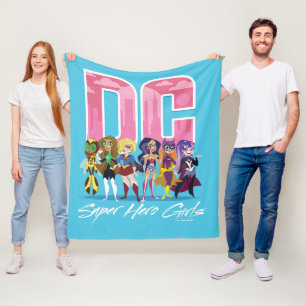 DC Super Hero Girls Lineup Fleece Blanket