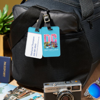 DC Super Hero Girls Lineup Luggage Tag