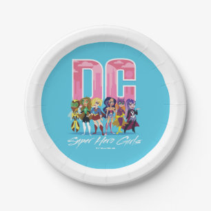 DC Super Hero Girls Lineup Paper Plate