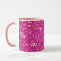 DC Super Hero Girls Pink Icon Pattern