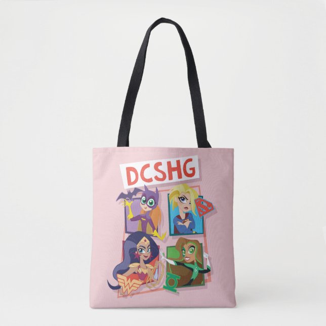 DC Super Hero Girls Quartet Tote Bag (Front)