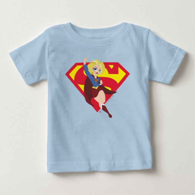 DC Super Hero Girls Supergirl Baby T-Shirt (Front)