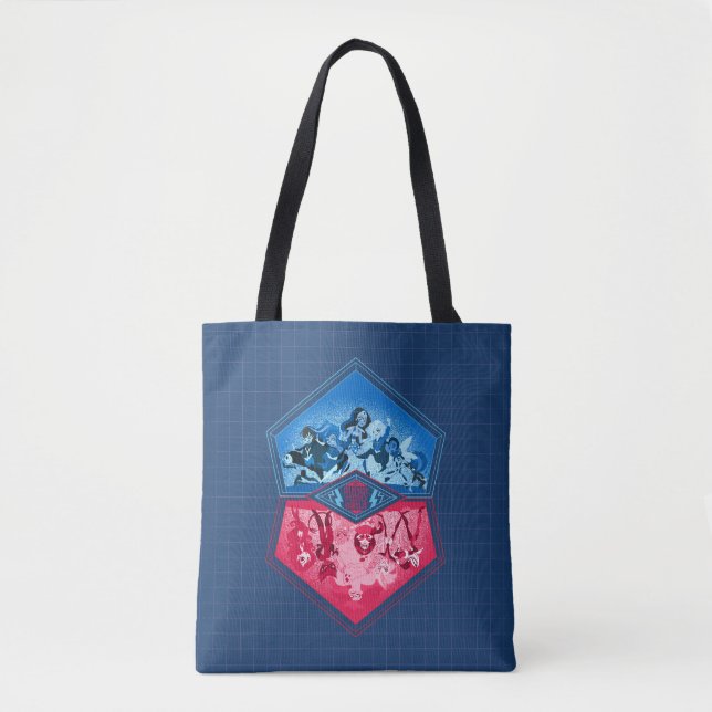 DC Super Hero Girls Teamwork Battle Tote Bag (Front)