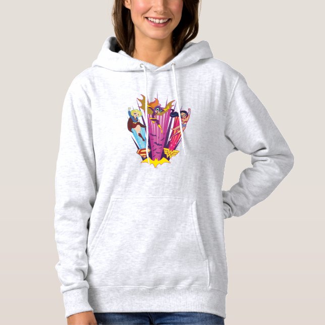 DC Super Hero Girls Trio Hoodie (Front)