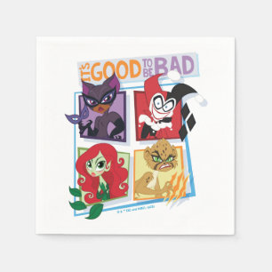 DC Super Villain Girls It's Good To Be Bad Napkin