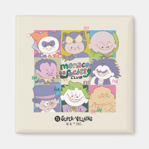 DC Super-Villain Menace To Society Club Graphic Magnet