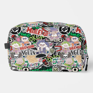 DC Super-Villains Cartoon Pattern Dopp Kit