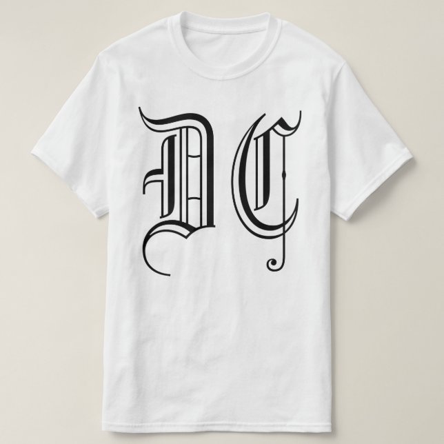 DC (Washington DC) T-Shirt (Design Front)