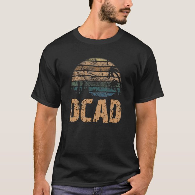 DCAD Vintage Sunset Distressed T-Shirt (Front)