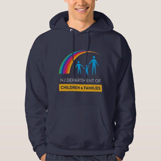 DCF Pride Rainbow Logo Hoodie (Front)