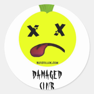 DCLUB BUTTON CLASSIC ROUND STICKER