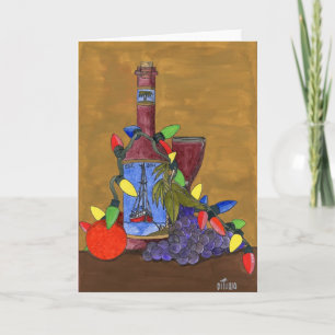 DD095 FRUIT COCKTAIL HOLIDAY CARD