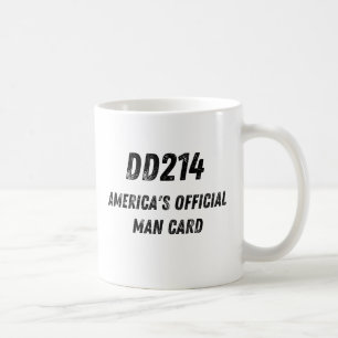DD214 America's Official Man Card Coffee Mug