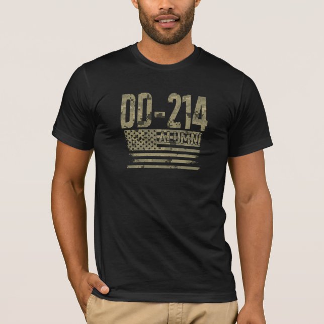 DD 214 Alumni T-Shirt (Front)