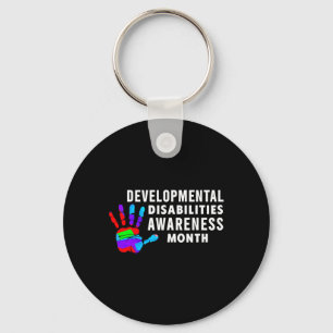 DD Awareness - Developmental Disabilities Awarenes Key Ring