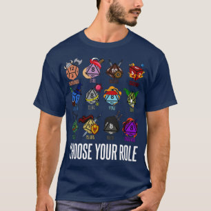DD Character Class Hit Dice T-Shirt