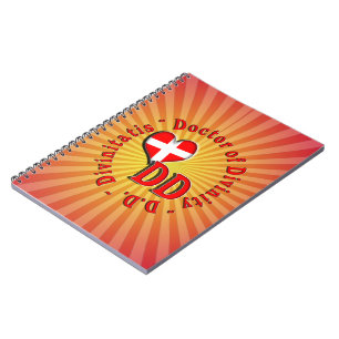 DD CIRCULAR ACRONYM LOGO DOCTOR OF DIVINITY NOTEBOOK