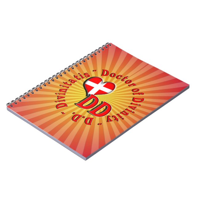 DD CIRCULAR ACRONYM LOGO DOCTOR OF DIVINITY NOTEBOOK (Left Side)