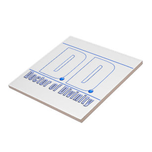 DD Doctor of Divinity Acronym LOGO Tile