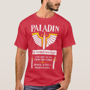 DD PALADIN Class Dungeons Dragons T-Shirt